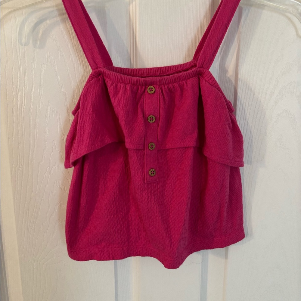 Carter's Vibrant Pink Button-Up Top